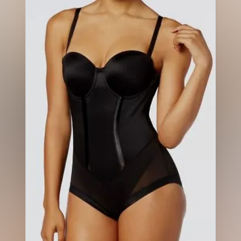 NWT Maidenform Women's Black Tummy-Control Shaper